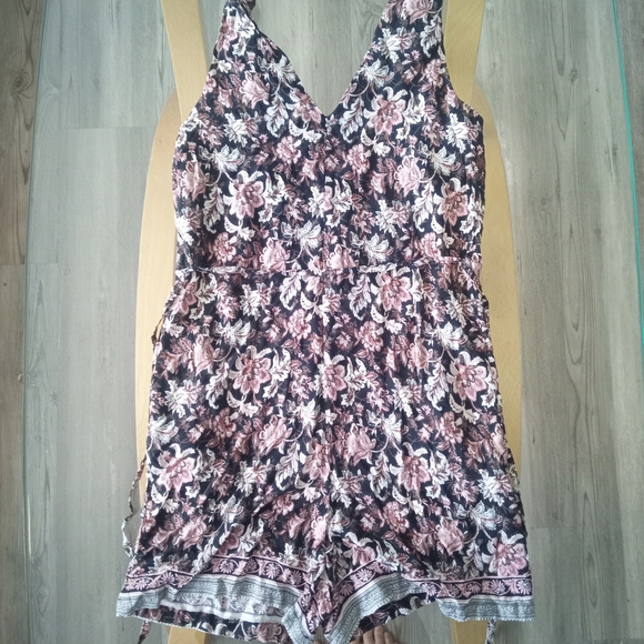 Mango Black and Pink Floral Dress - Picture 3 of 3